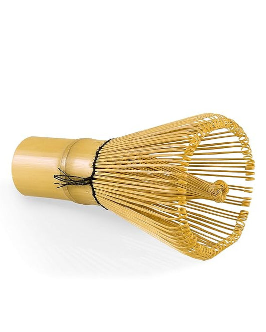 Zenncha Traditional Bamboo Whisk for Brewing Matcha | 100 Prongs