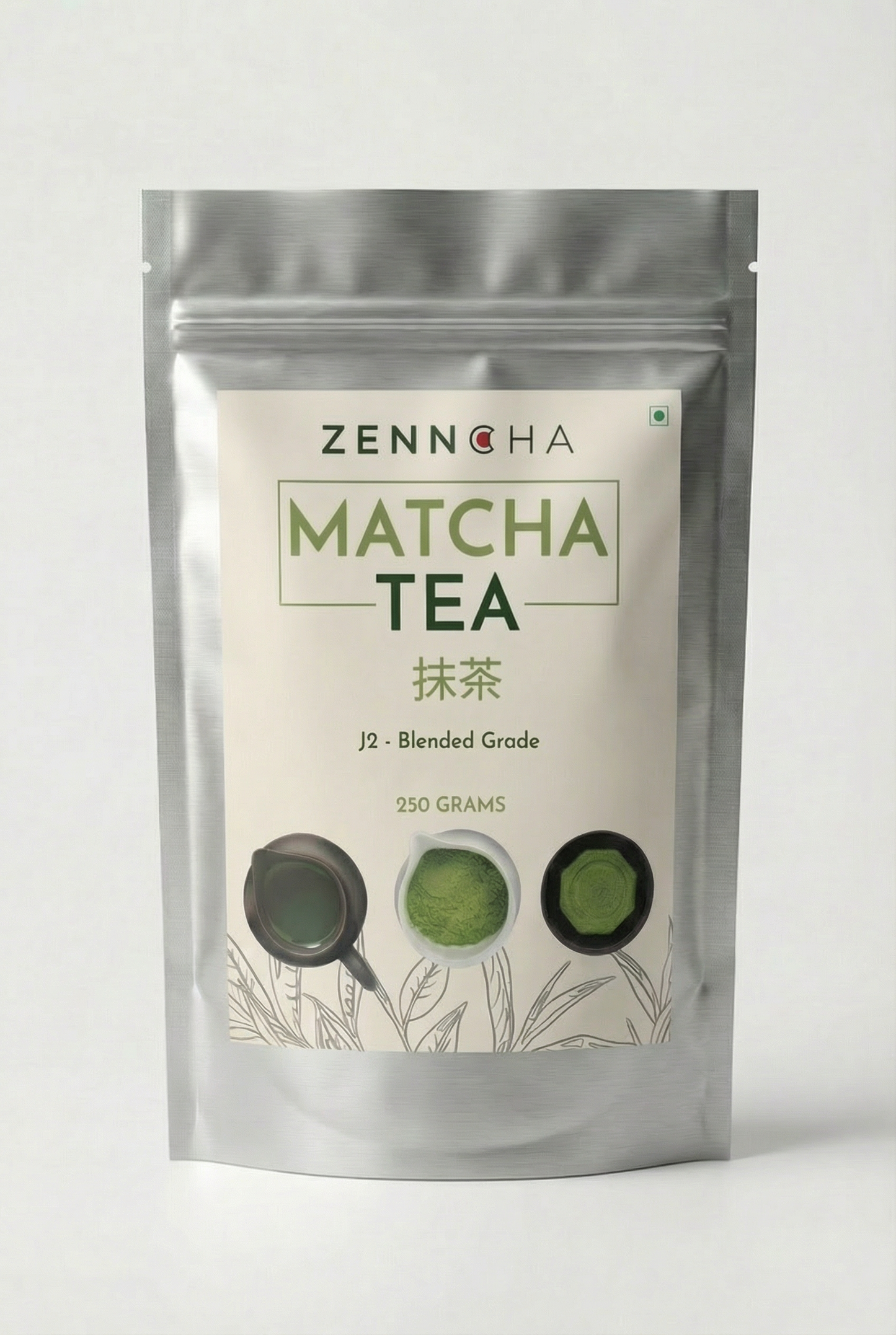 Japanese Matcha Green Tea (Premium Grade J2) BULK pack, 250 grams