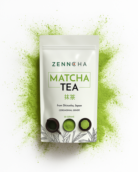 Zenncha Japanese Matcha Green Tea Powder 20 Grams (12 Servings)