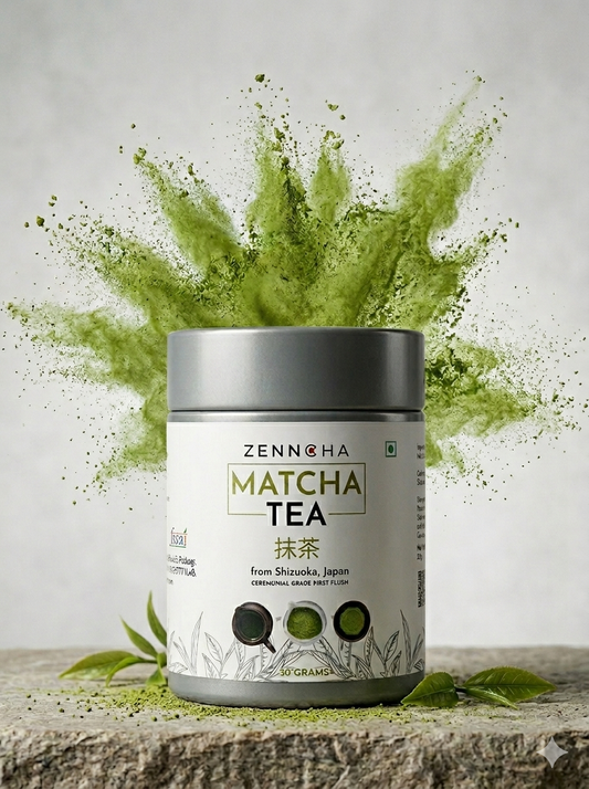 Zenncha Japanese Matcha Tea Powder Ceremonial Grade 50 grams