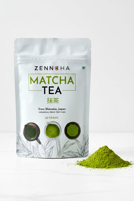 Zenncha Japanese Matcha Green Tea Powder Ceremonial Grade