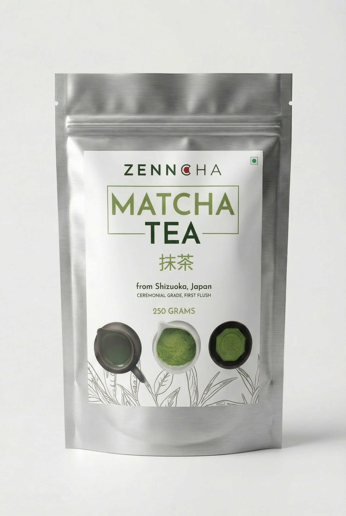 Japanese Matcha Green Tea (Ceremonial Grade J-1) BULK pack, 250 grams