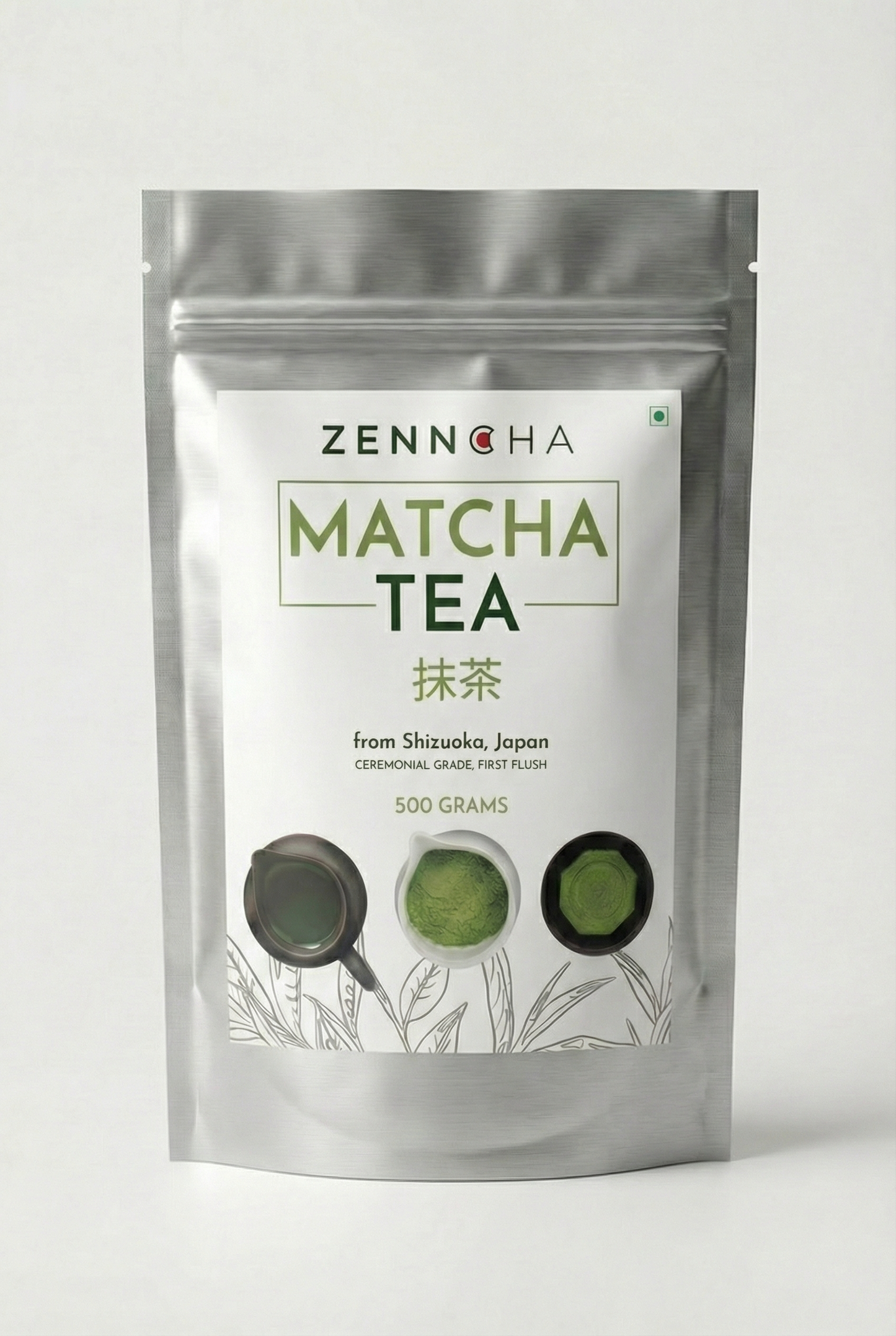 Japanese Matcha Green Tea (Ceremonial Grade J-1) BULK pack, 500g