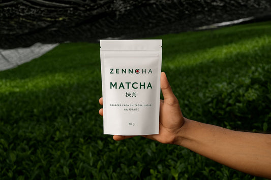 Zenncha Japanese Matcha Green Tea Powder, 50 Grams (30 Servings) | Sourced From Shizuoka, Japan